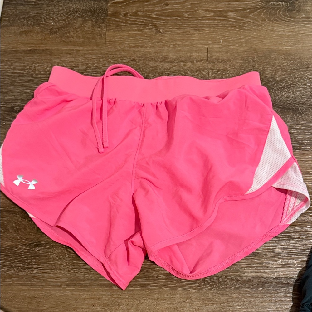 Under Armour Women's Bright Pink Athletic Shorts